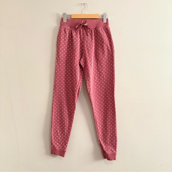 Calvin Klein Pink CK Pattern Cotton Cuffed Joggers - Picture 1 of 16